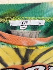 DOPE Kaleidoscope L Tie Dye Crewneck Cotton Sweatshirt Colorful Dopamine Hippie