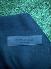 Essentials Black Stretch Limo Hoodie
