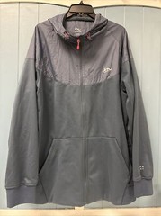 IM NVR EST. Cornflower Blue Training Hoodie XXL Men’s Zip Up Track Running