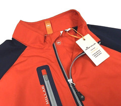 Peter Millar Hyperlight Hybrid Golf Field Windbreaker Stretch Pullover Jacket