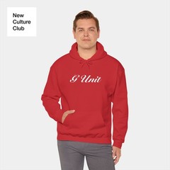 G Unit Rap Hip Hop Street Black Red Navy Blue 50 Cent Unisex Hoodie Sweatshirt