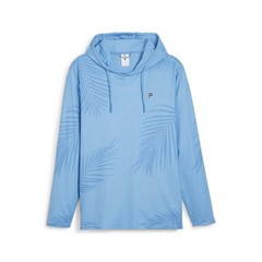 PUMA X Palm Tree Crew Palm Graphic Pullover Hoodie Mens Blue Casual Outerwear 6