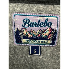Burlebo Sweatshirt Mens Small Gray Texas TX Crewneck Southern Lone Star Fleece
