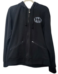 Assassins Creed Sz L Ubi Workshop Zip Fleece Black Hoodie Sweatshirt Gaming