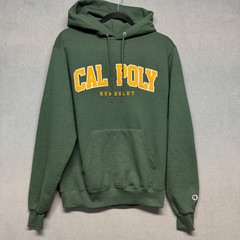 Champion Cal Poly Humboldt Hoodie College Pullover Small Green CS2071 Collegiate