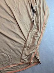 North Face Men’s Summer LT Hoody Hoodie Sun Shirt Long Sleeve Medium Khaki Stone