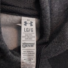 Men’s Under Armour All Season Gear Semi Fitted Hoodie Large Gray