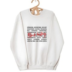 Black History Empowerment Christian Word Cloud Sweatshirt