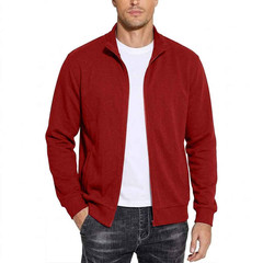 Men Zipper Sweatshirts Autumn Gym Hoodie Coats Long Sleeve Shirt Tee Top Jackets