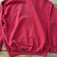 The Walking Dead Hoodie Mens Large Red Gildan Zombie Graphic Hood Pullover AMC