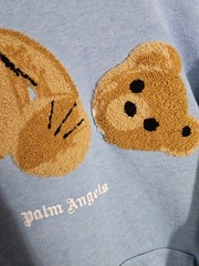 Designer Palm Angels Kill Bear Fuzzy Soft Heavyweight Hoodie Sweatshirt Men’s L