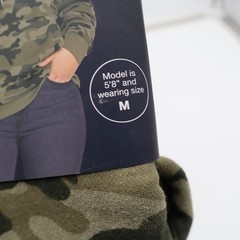 GAP Hoodie Unisex XL Olive Camo Embroidered Logo Fleece NEW