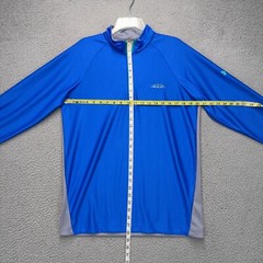 Under Armour 1/4 Zip Pullover Shirt Men M Blue All Season gear Loose Athletic