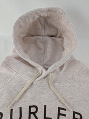 BURLEBO Men’s XL Fleece Hoodie Soft Midweight Pullover Light Tan Brown Buck New
