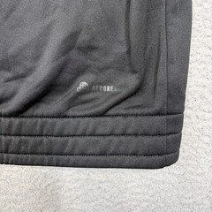 Adidas Team Issue Hoodie Men Large Black Grey Sweatshirt Pullover Fleece HI2906