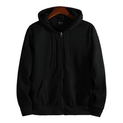 Men’s Casual Zipper Hoodie Long Sleeve Autumn Winter Loose Fit Clothing