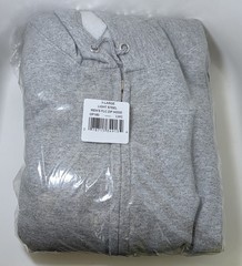 Hanes Ecosmart Men’s Fleece Full Zip Hoodie Light Steel Gray NEW