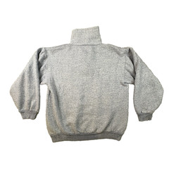 Unbranded Unisex Kids XL Gray 1/4 Zip Sweatshirt Great Wall of China Souvenir
