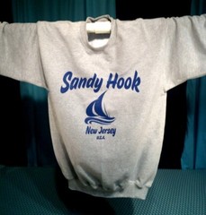 🌞Sandy Hook, N.J. Heavyweight Cotton Crewneck Sweatshirt *Fate Rate Ship $4.00