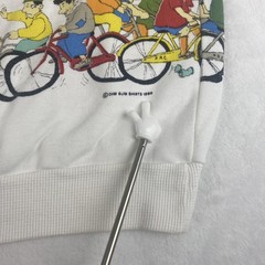 Vintage Dij Sum Shirts I survived China Graphic Sweater Medium White Sweatshirt