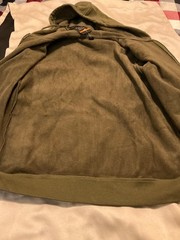 TACVASEN Men’s Sweat Jacket Full Zip Hoodies Spring Lightweight Warm Green L