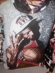Brand X Studios Designer Brand Michael Jordan 3 Tapestry Pullover Hoodie Medium