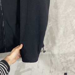Dickies Sherpa Lined Fleece Hoodie Jacket Mens Large Workwear Black *pilling*