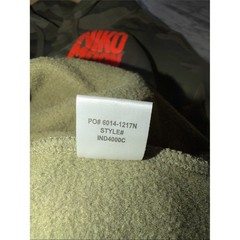 NIKO MOON Camo Pullover Hoodie Olive Green Orange Logo Sweatshirt