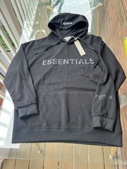 Essentials Fear of God Black Stretch Limo Hoodie Men’s XL New w Tags NWT