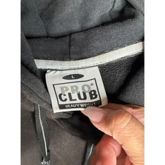 Pro Club Heavyweight Hoodie Mens Large Black Faded Distressed Paint Splatter L