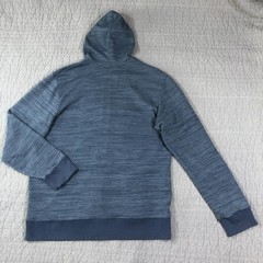Surplus Hoodie Men 2XL Blue Full Zip Fleece Drawstring Hood Kangaroo Pockets