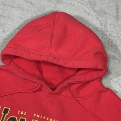 10 Deep The University Of Nowhere Hoodie Red USA Pullover L Streetwear Urban Y2K