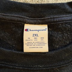 Champion Men’s 2XL Black Graphic Tee “We Are” Logo Shirt