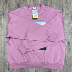Nike SB Skate Fleece Crewneck Sweater Size Medium Adult Unisex Plum Dust White