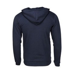 adidas Essentials Fleece 3Stripes Full Zip Hoodie Mens Grey Casual Outerwear IJ6
