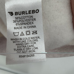 BURLEBO Men’s Midweight Fleece Hoodie Sweatshirt size L Htr Oatmeal Deer Hunting