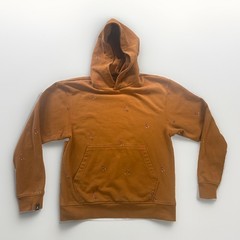 Nike Air Jordan Essential AOP Fleece Hoodie Mens S Brown DC9707-241 Basketball