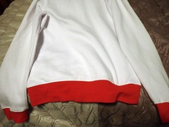 Assassin’s Creed III Zip Up White and Red Hoodie Jacket Men’s Small