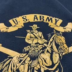 US Cavalry – United States Army Men’s Hoodie – Size Medium – Black