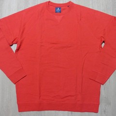 JOHNNIE-O Mens L LARGE SWEATSHIRT CREWNECK FREEMAN RED PULLOVER GOLF