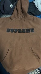Supreme Lace Hooded Sweatshirt SS22SW12 DK BROWN DS MENS XL