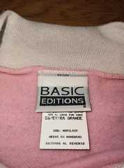 Vintage ’90s grandma crewneck sweatshirt XL flowers pink Basic Edition