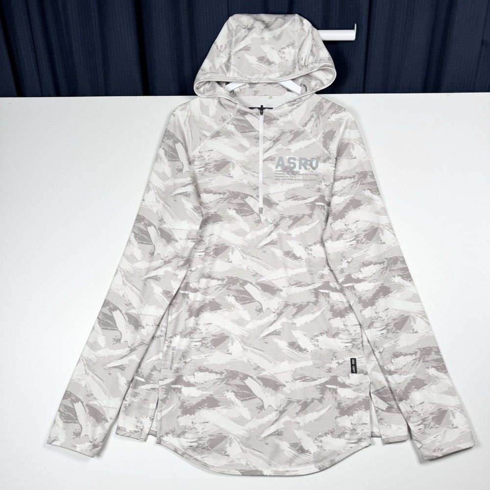 ASRV DSG 0327 1/4 Zip Hoodie White Camo – Men’s Large