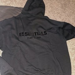 Essentials F.O.G. Stretch Limo Hoodie XL Fear Of God Kangaroo Velvet Letters NWT