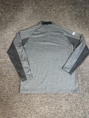 PUMA Sweatshirt Mens M Gray Pullover 1/4 Zip Mock Neck UPF50 Golf 572366