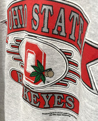 20/20 Sport OSU Sweatshirt Men’s L Gray Vintage Ohio State Embroidered USA