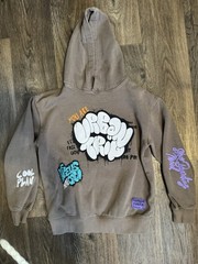 Urban Trip Hoodie Denim & Flower Ricky Singh Size 11/12