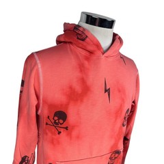 Sport of Kings Icons Pullover Skulls Hoodie Men’s XS Dynamite Red Coral READ