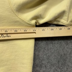 Polo Ralph Lauren Hoodie Adult Large Yellow Organic Cotton Eco Sustainable Line