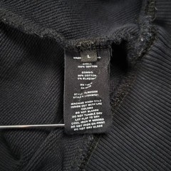 Helmut Lang Core Logo Hoodie Men Large Black Luxury Designer Hip Hop Sweatshirt
